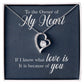 Owner of My Heart Heart Necklace Gift-[Heartfelt Family Gift]