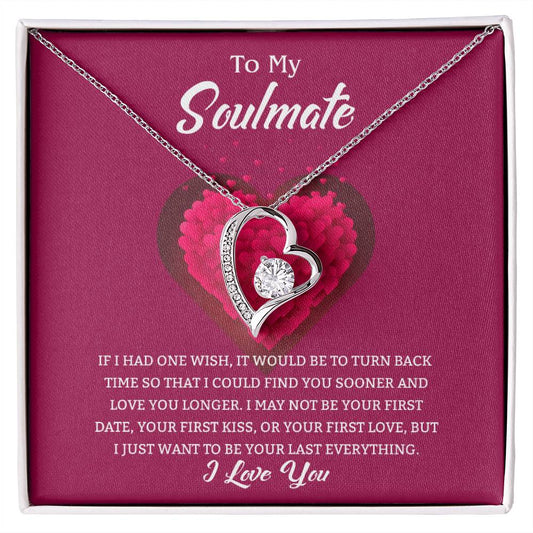Soulmate Heart Necklace Gift-[Heartfelt Family Gift]