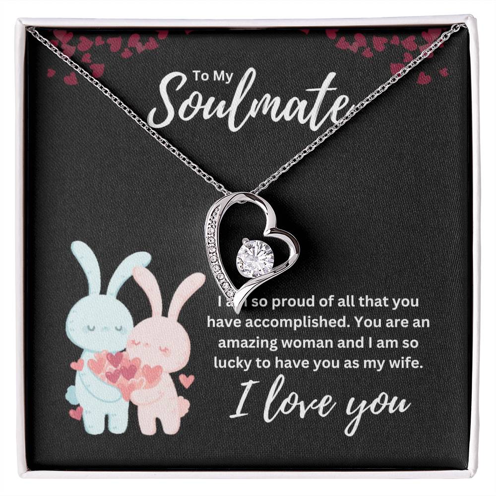 To my Soulmate Heart Necklace Gift-[Heartfelt Family Gift]