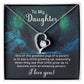Daughter Greatest Joy Heart Necklace Gift-[Heartfelt Family Gift]