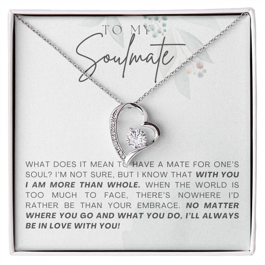 Soulmate Necklace A Meaningful Gift for Her on Birthdays Valentines Day and Christmas-[Heartfelt Family Gift]