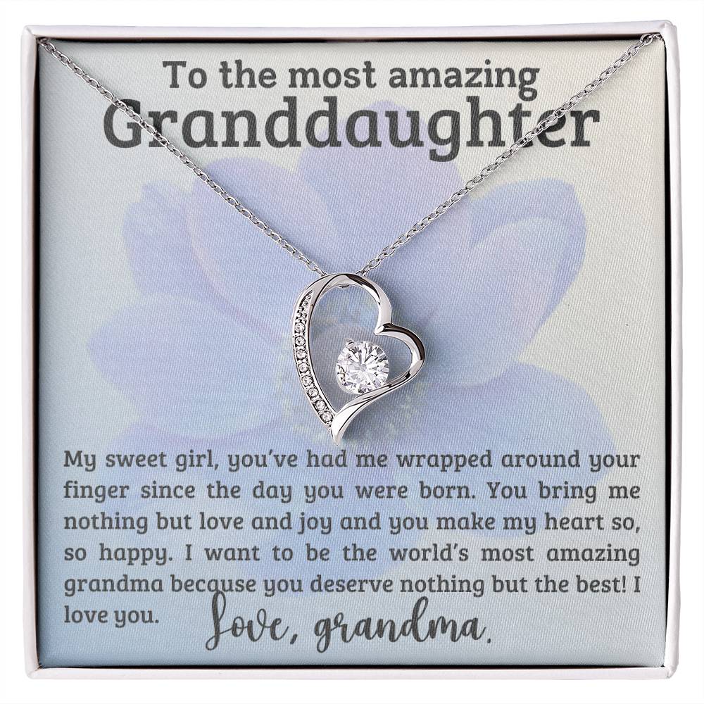 Granddaughter Necklace - ChristmasBirthday Gift - To My Granddaughter-[Heartfelt Family Gift]