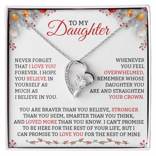 Daughter Necklace from Dad - Perfect Christmas Gift for Your Daughter  Personalized  Meaningful-[Heartfelt Family Gift]