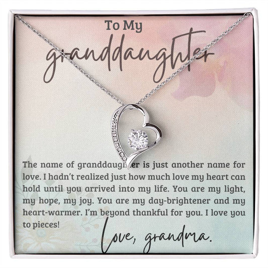 Granddaughter Necklace - Unique Christmas or Birthday Gift for Her-[Heartfelt Family Gift]