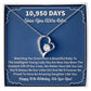 30th Birthday Heart Necklace Gift-[Heartfelt Family Gift]