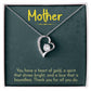 Mother- Thank you Heart Necklace Gift-[Heartfelt Family Gift]