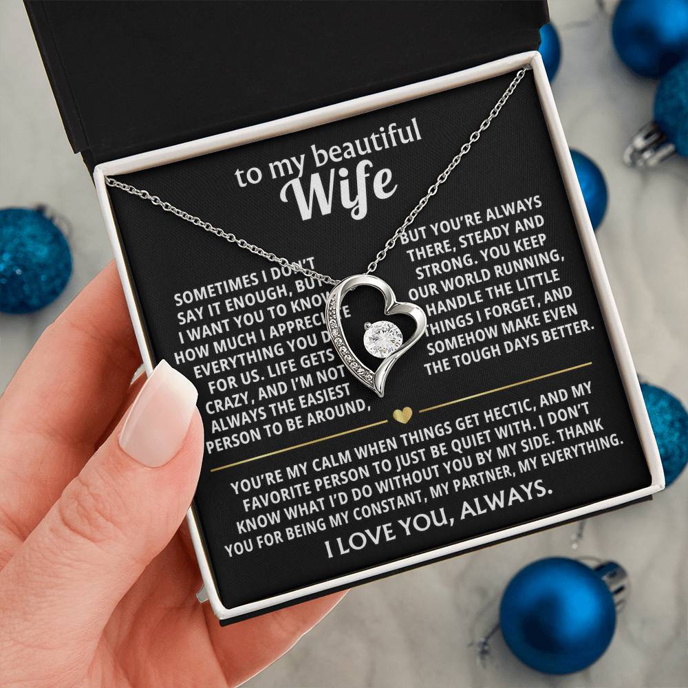 To My Wife, I don't know what I'd do without you.