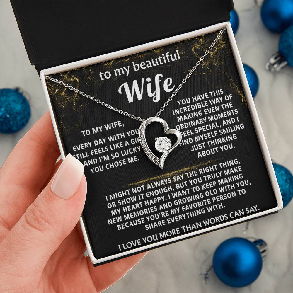 To My Wife, You make my heart happy.