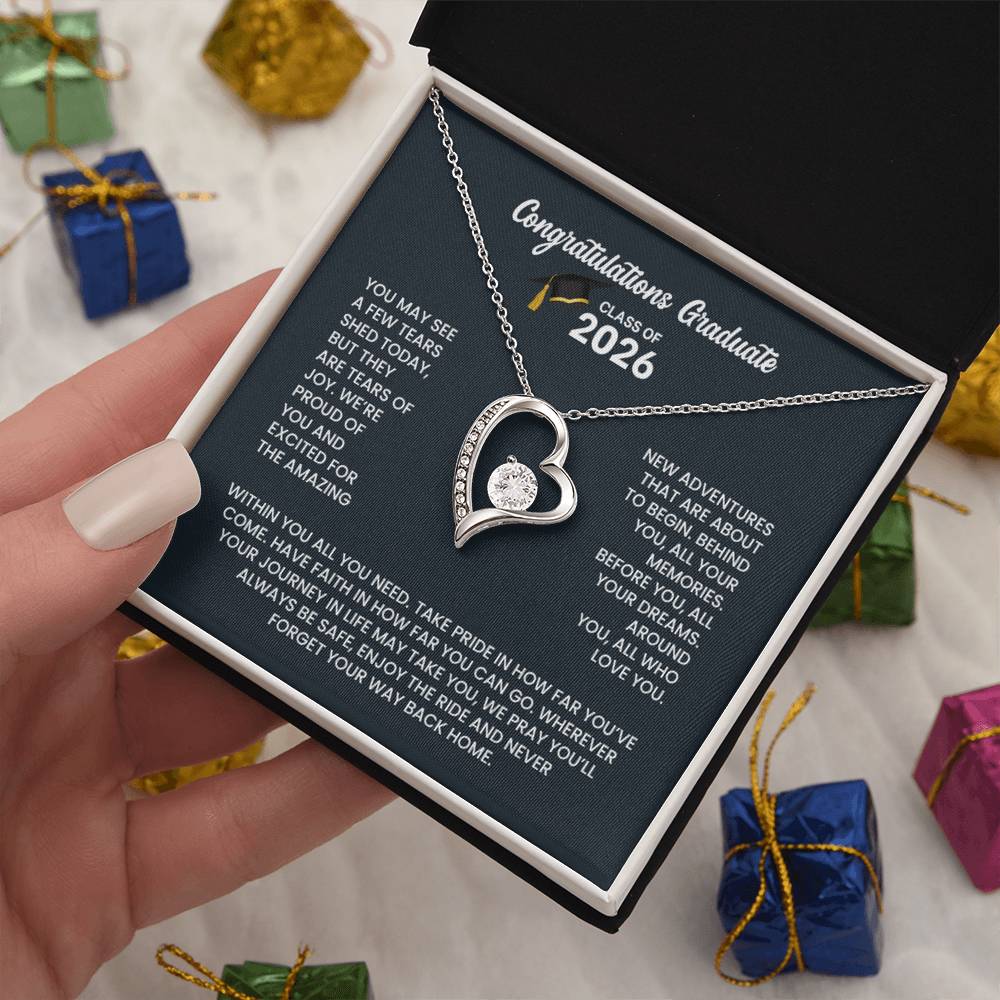 Class of 2026 Graduation Necklace Gift