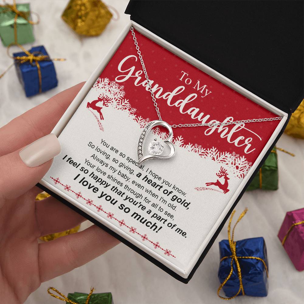 Granddaughter Necklace - Christmas and Birthday Gift for Her-[Heartfelt Family Gift]