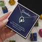 Grandma Guiding Light Heart Necklace Gift-[Heartfelt Family Gift]