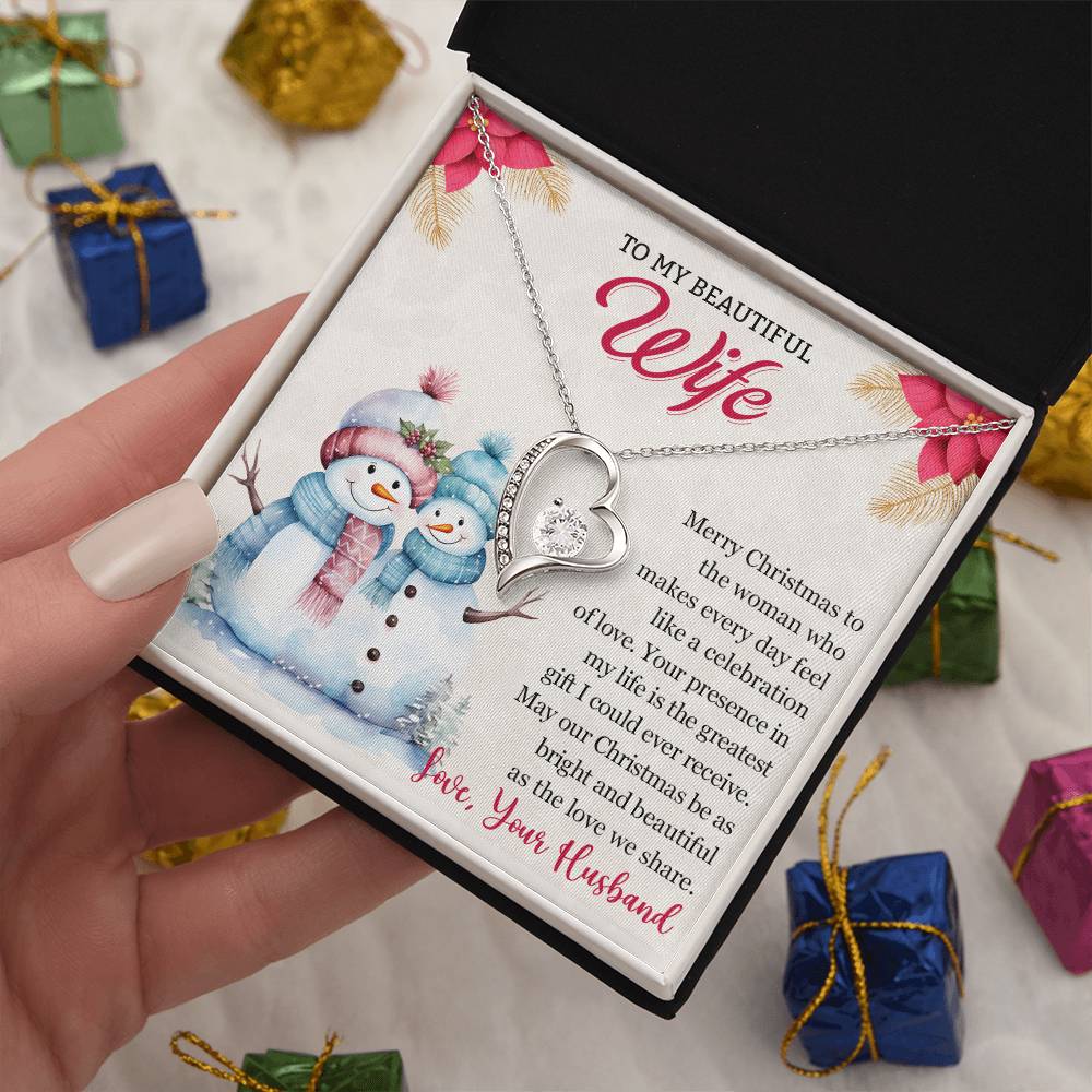 Love Knot Necklace for Wife - Unique Christmas Jewelry Gift-[Heartfelt Family Gift]