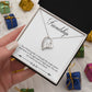 Friendship Heart Necklace Gift-[Heartfelt Family Gift]