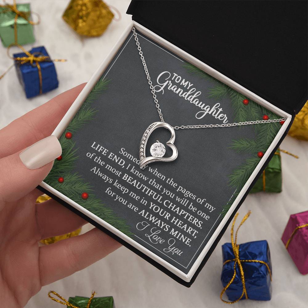 Granddaughter Necklace - Unique Christmas or Birthday Gift for Your Grandchild-[Heartfelt Family Gift]