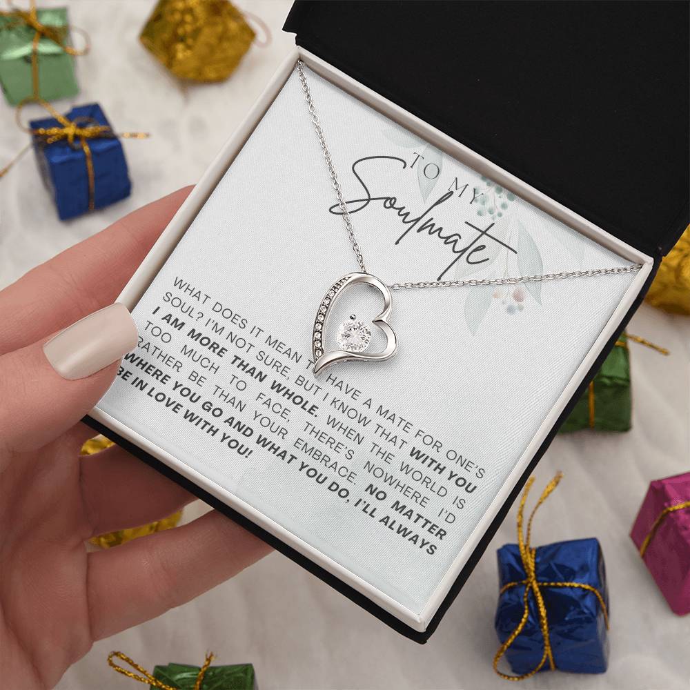 Soulmate Necklace A Meaningful Gift for Her on Birthdays Valentines Day and Christmas-[Heartfelt Family Gift]
