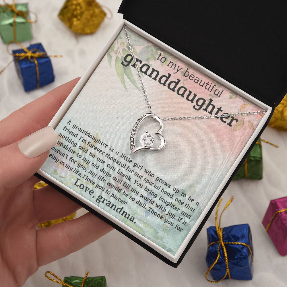 Granddaughter Necklace - Christmas or Birthday Gift - Personalized-[Heartfelt Family Gift]