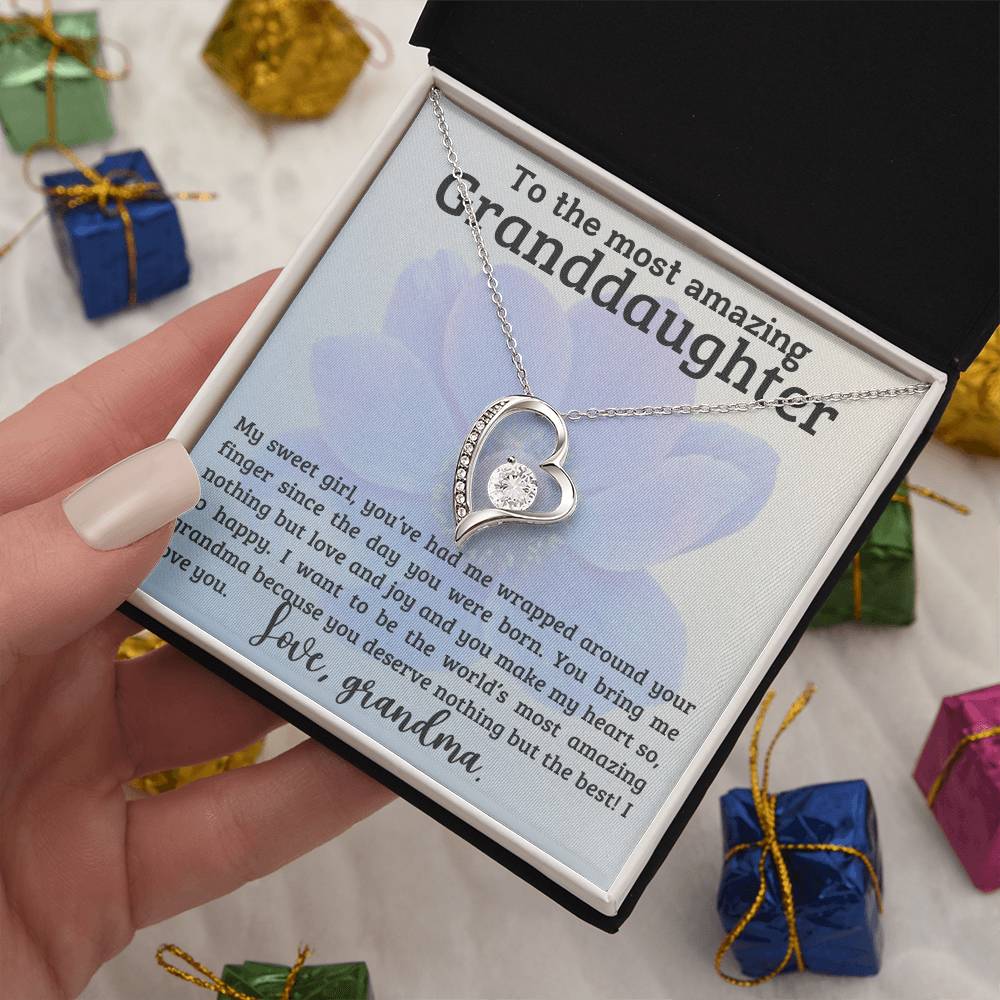 Granddaughter Necklace - ChristmasBirthday Gift - To My Granddaughter-[Heartfelt Family Gift]