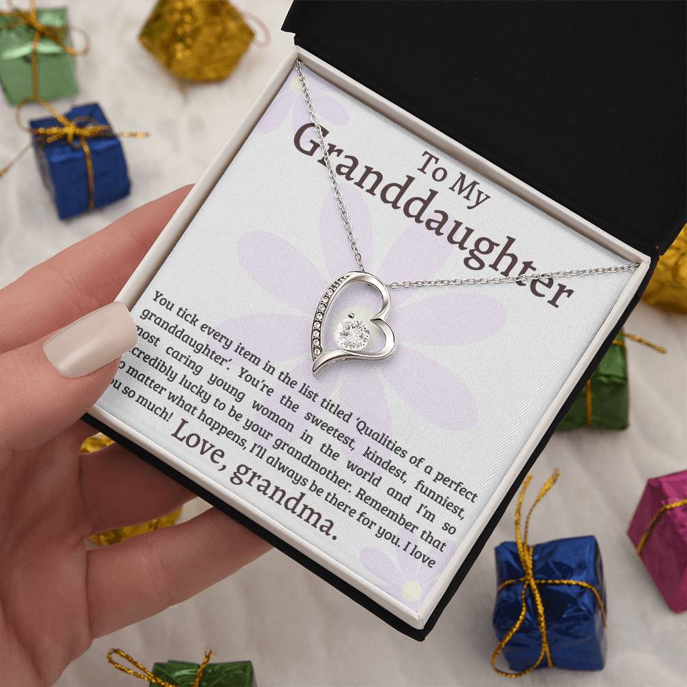 Granddaughter Necklace - Perfect Gift for Christmas or Birthday-[Heartfelt Family Gift]