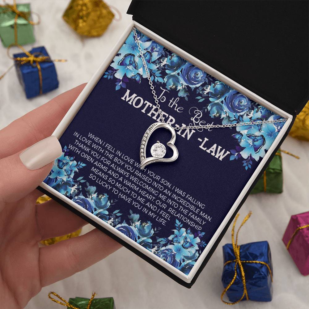 Mother in Law Heart Necklace Gift-[Heartfelt Family Gift]
