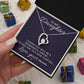 To Mom-to-Be From Her Mother Heart Necklace Gift-[Heartfelt Family Gift]
