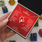 Stepmom Christmas Heart Necklace Gift-[Heartfelt Family Gift]