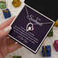 To My Soulmate Heart Necklace Gift for Wife-[Heartfelt Family Gift]