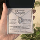 Daughter Necklace from Dad - Sentimental Gift for Your Beloved Daughter-[Heartfelt Family Gift]