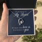 Owner of My Heart Heart Necklace Gift-[Heartfelt Family Gift]