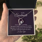 To My Soulmate Heart Necklace Gift for Wife-[Heartfelt Family Gift]