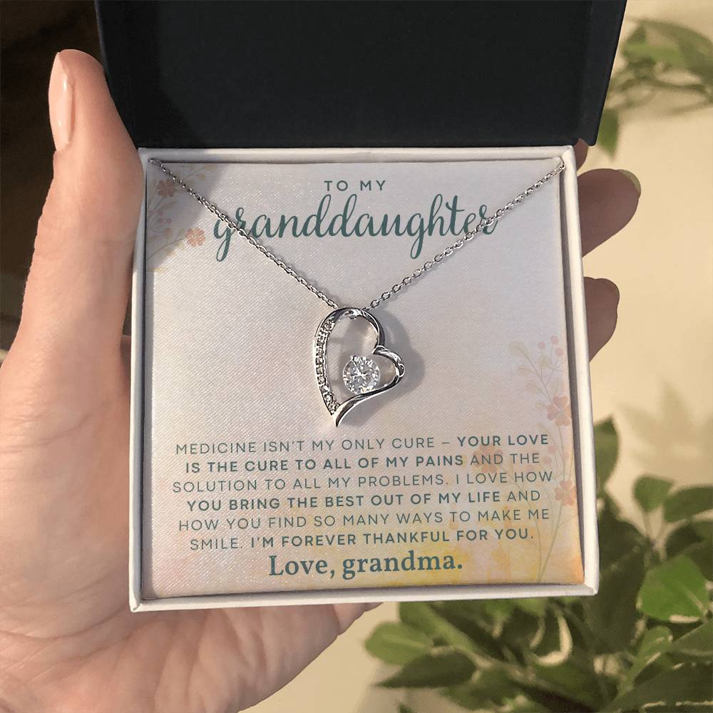 Granddaughter Necklace - Christmas  Birthday Gift for Granddaughter-[Heartfelt Family Gift]