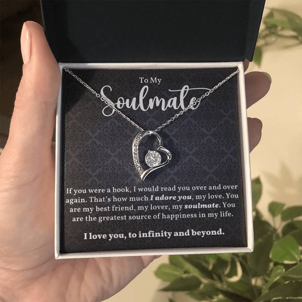 Soulmate Necklace - Perfect Gift for Girlfriend or Wife on Special Occasions-[Heartfelt Family Gift]