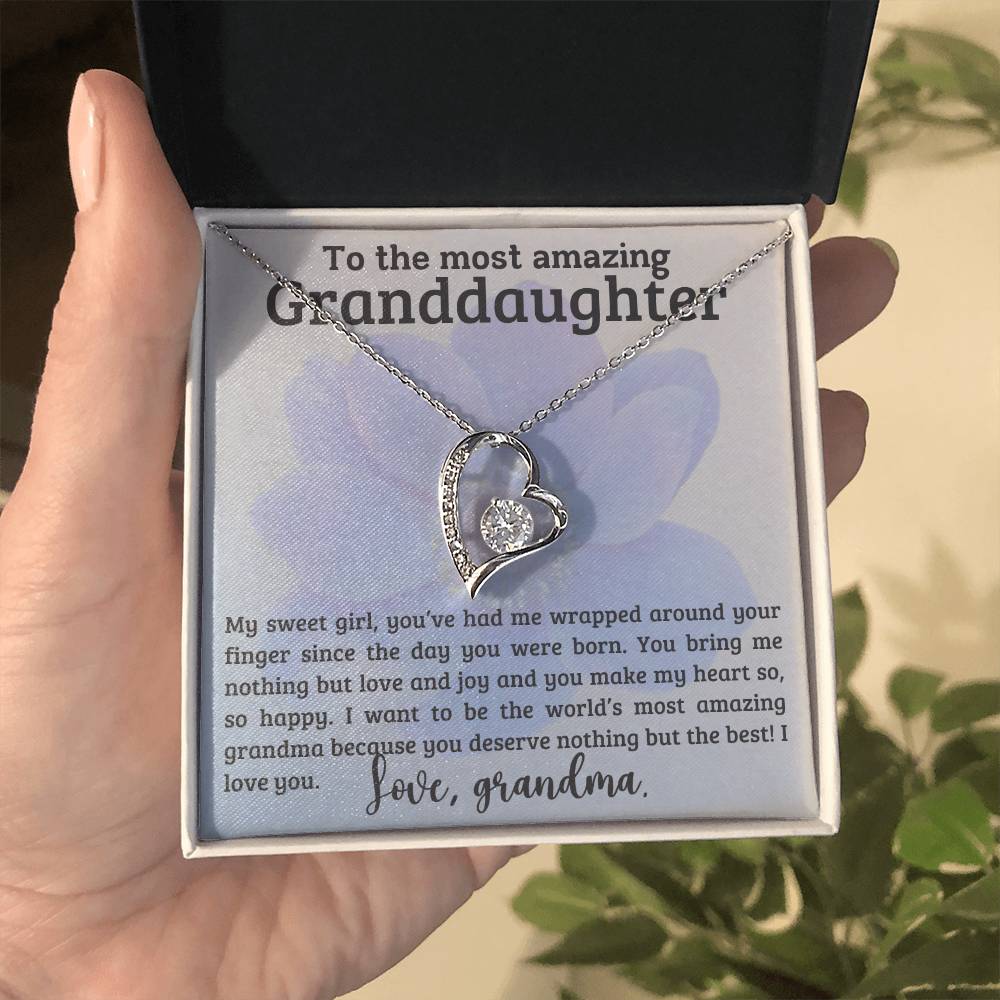 Granddaughter Necklace - ChristmasBirthday Gift - To My Granddaughter-[Heartfelt Family Gift]