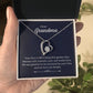To My Grandma - Your Love Is Like A Beautiful Garden Heart Necklace Gift-[Heartfelt Family Gift]