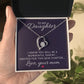 To Mom-to-Be From Her Mother Heart Necklace Gift-[Heartfelt Family Gift]