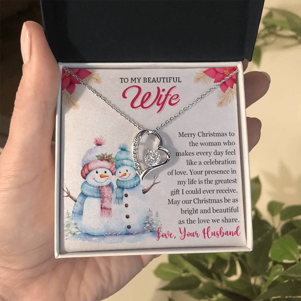Love Knot Necklace for Wife - Unique Christmas Jewelry Gift-[Heartfelt Family Gift]