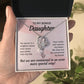 Stepdaughter My World Is A Brighter Place Heart Necklace Gift-[Heartfelt Family Gift]