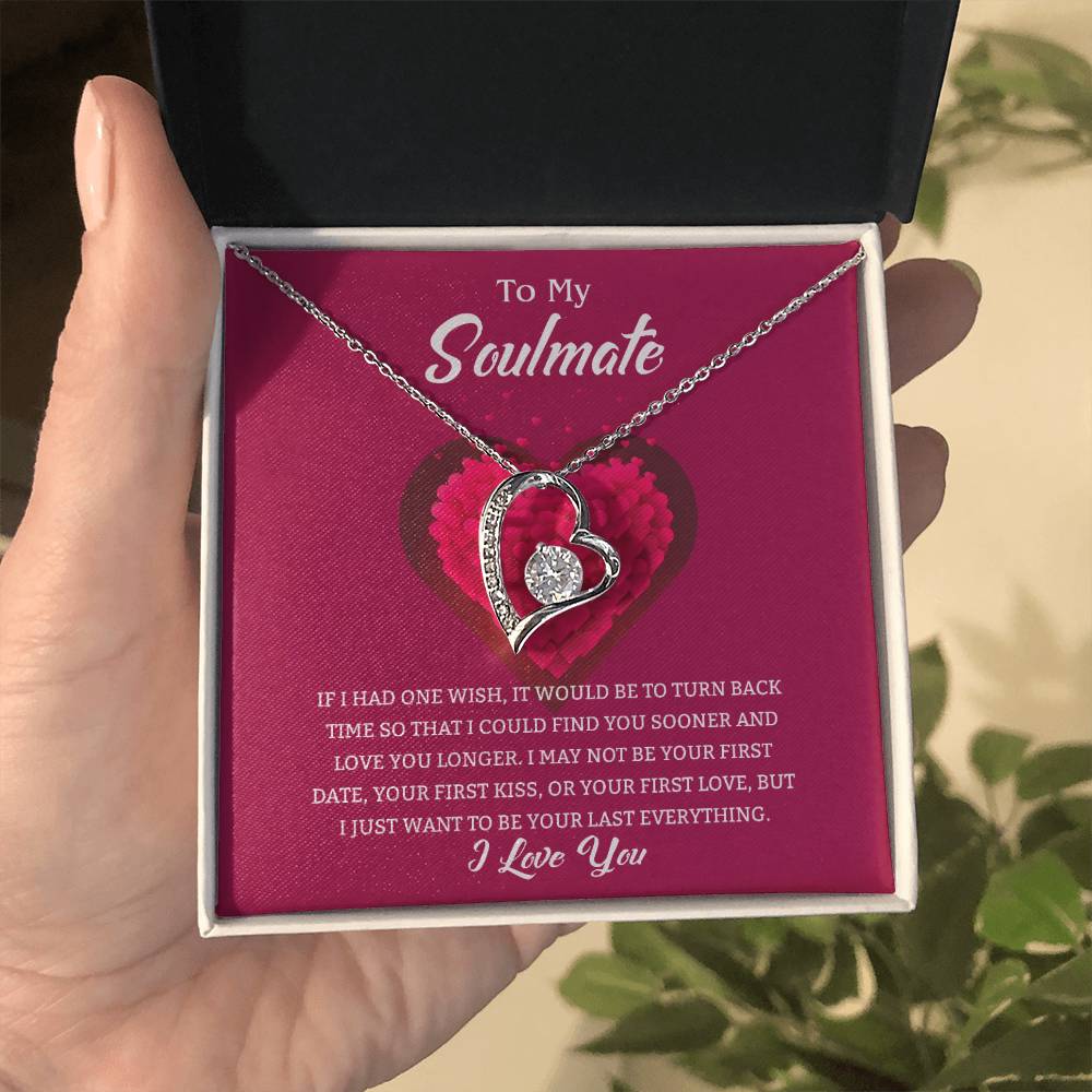 Soulmate Heart Necklace Gift-[Heartfelt Family Gift]