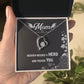Mom Heaven Needed a Hero Heart Necklace Gift-[Heartfelt Family Gift]