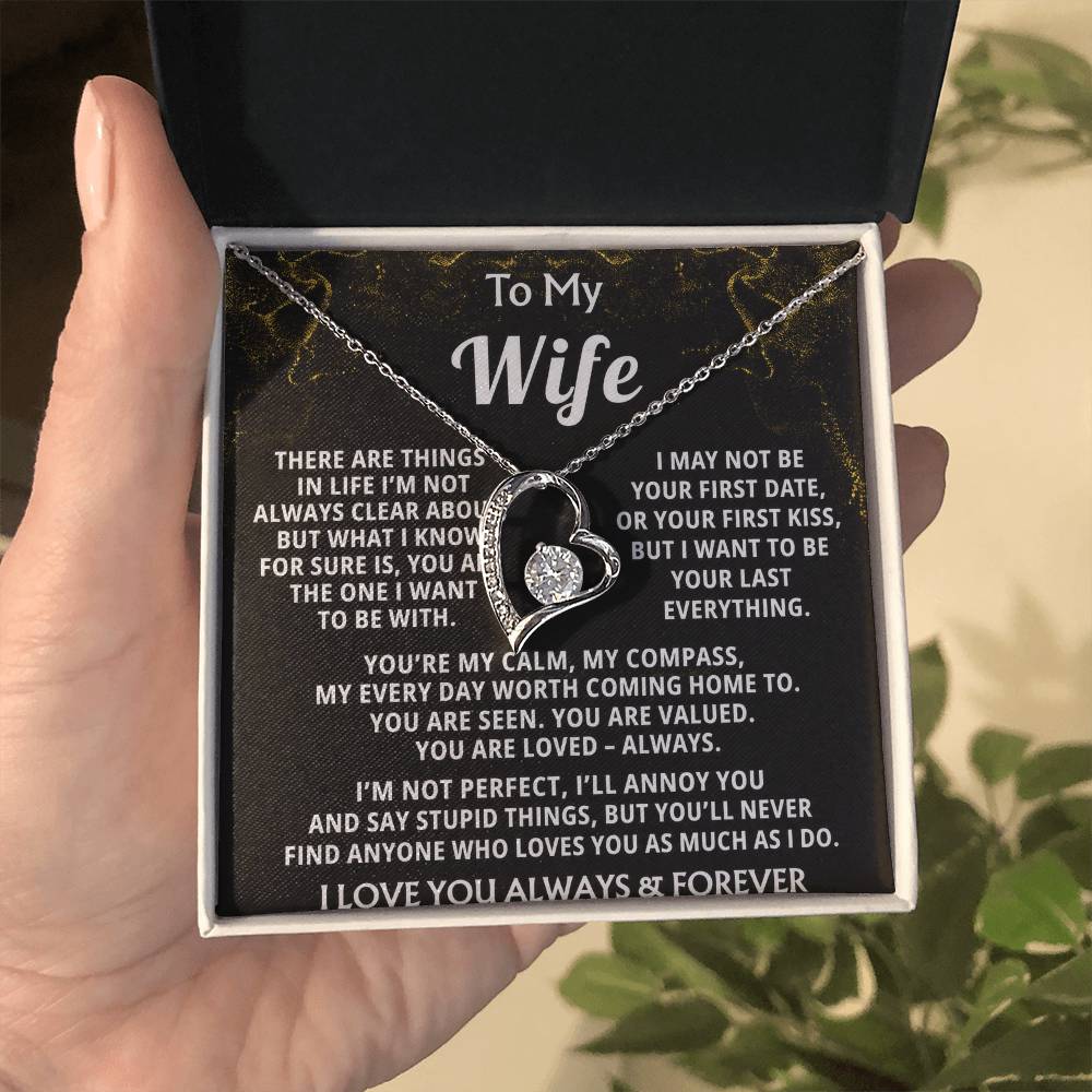 To My Wife, My heart knows you're my everything.