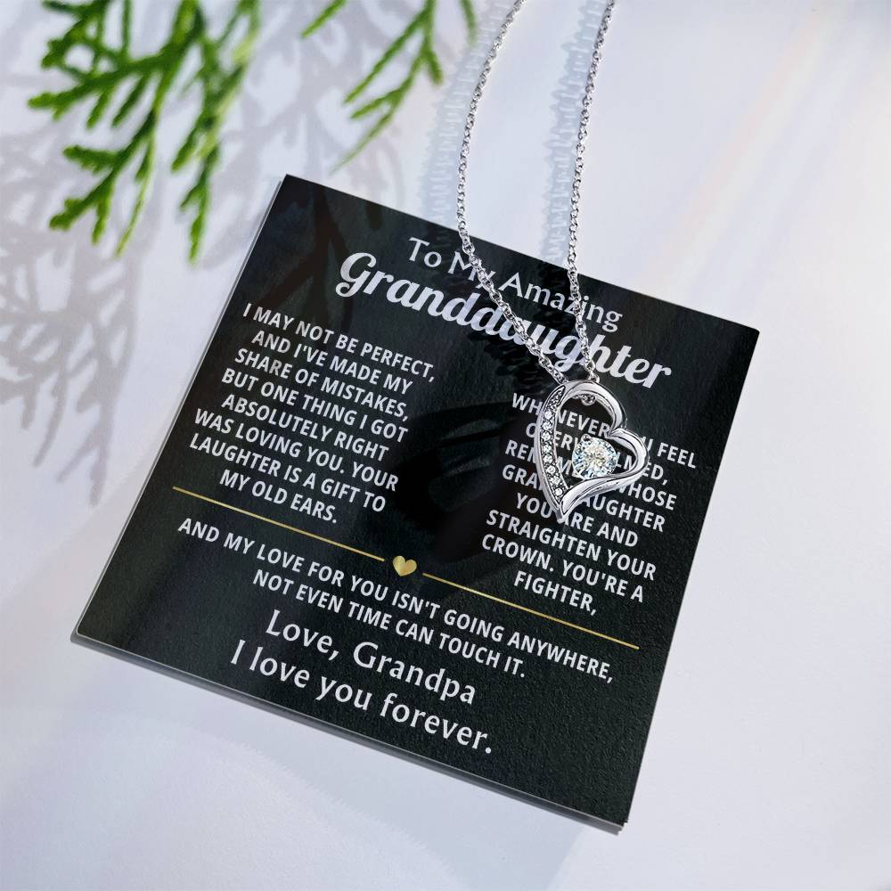 To My Amazing Granddaughter, Loving you was my best decision.