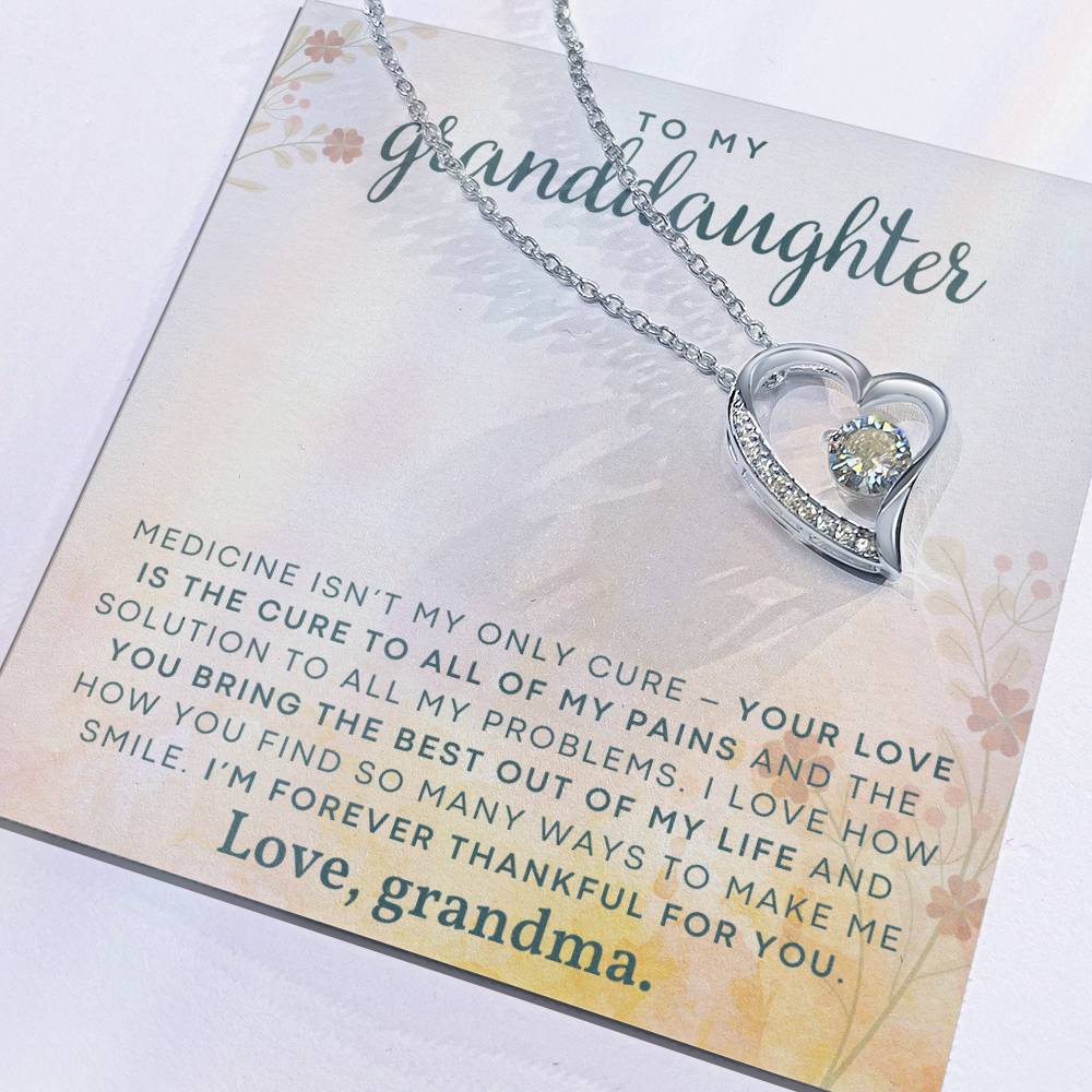Granddaughter Necklace - Christmas  Birthday Gift for Granddaughter-[Heartfelt Family Gift]