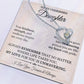 Daughter Necklace from Dad - Sentimental Gift for Your Beloved Daughter-[Heartfelt Family Gift]