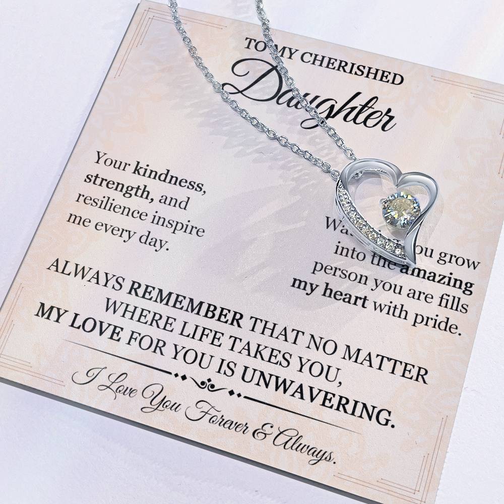 Daughter Necklace from Dad - Sentimental Gift for Your Beloved Daughter-[Heartfelt Family Gift]