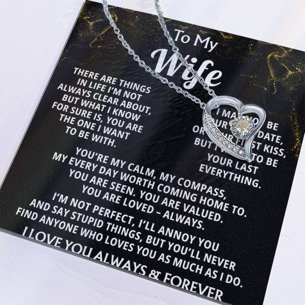 To My Wife, My heart knows you're my everything.