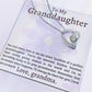 Granddaughter Necklace - Perfect Gift for Christmas or Birthday-[Heartfelt Family Gift]