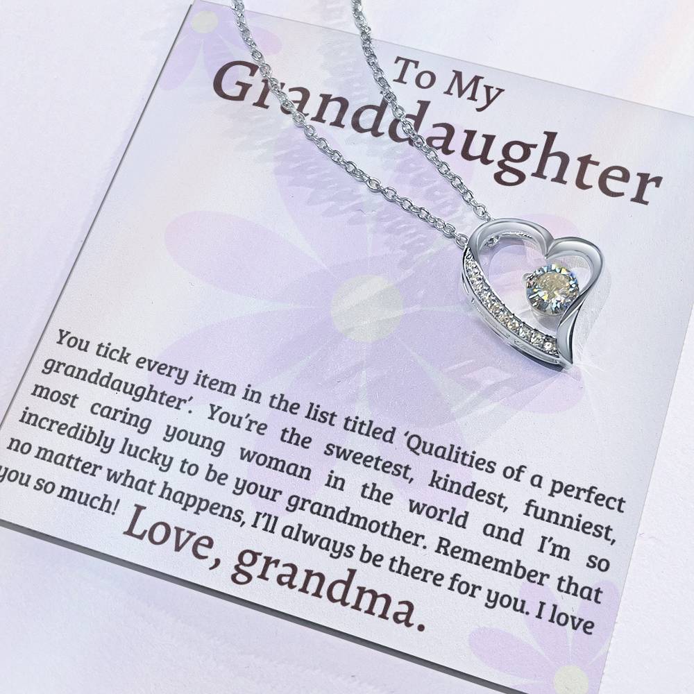 Granddaughter Necklace - Perfect Gift for Christmas or Birthday-[Heartfelt Family Gift]