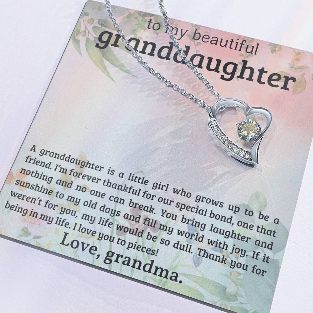 Granddaughter Necklace - Christmas or Birthday Gift - Personalized-[Heartfelt Family Gift]