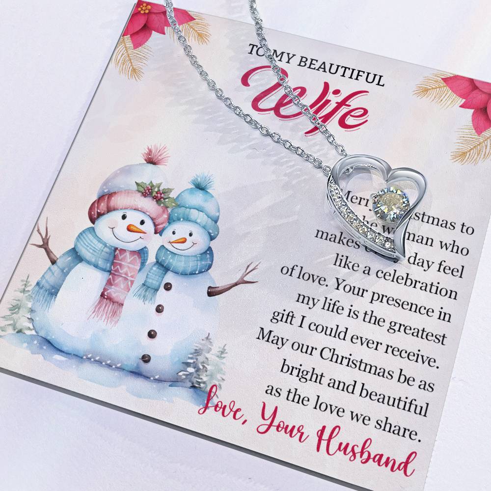 Love Knot Necklace for Wife - Unique Christmas Jewelry Gift-[Heartfelt Family Gift]