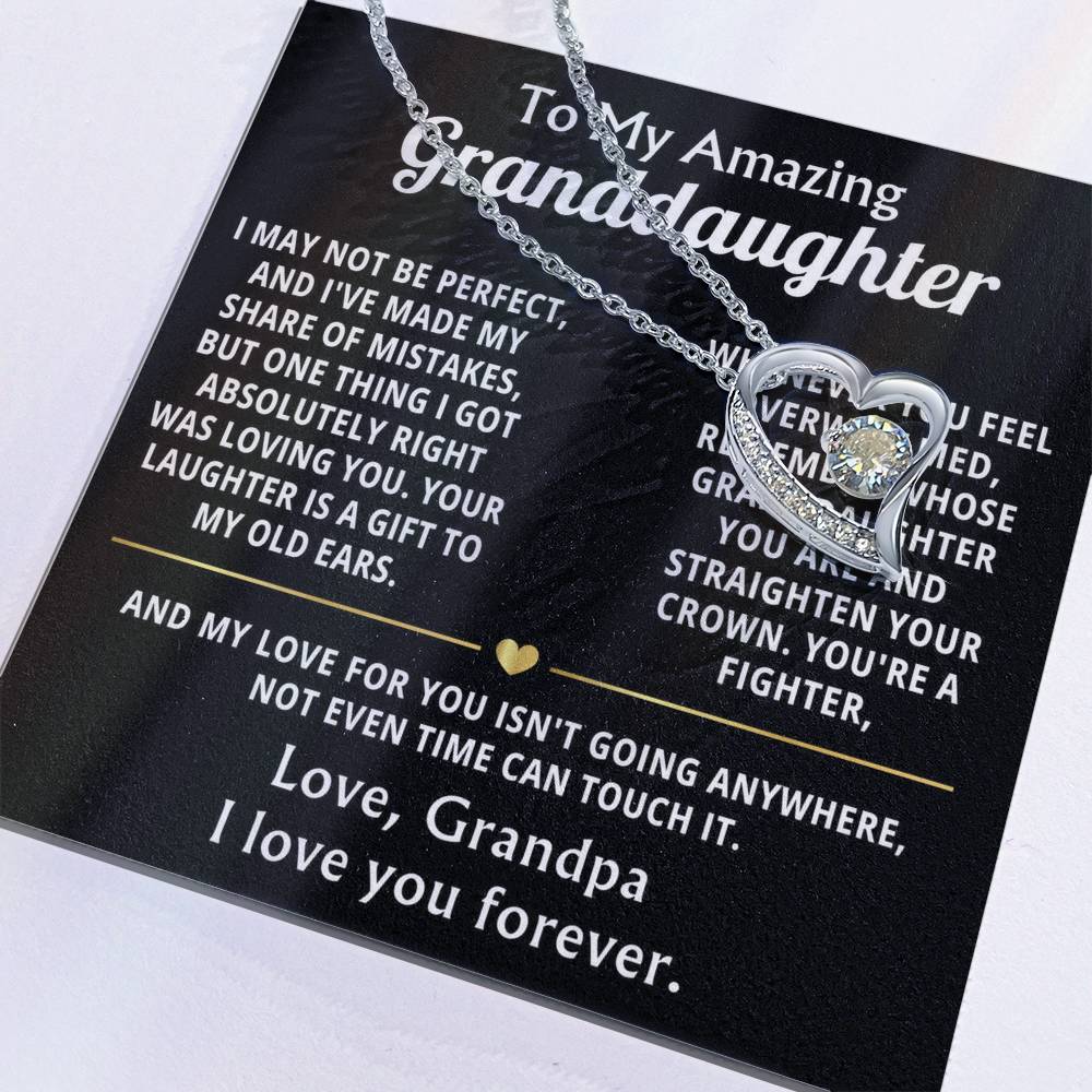 To My Amazing Granddaughter, Loving you was my best decision.
