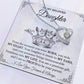 Daughter Necklace - Perfect Gift From Parents for Birthday Graduation or Special Occasions-[Heartfelt Family Gift]